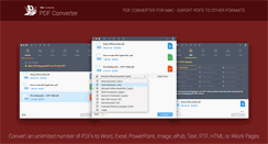 Desktop Screenshot of pdf-converter-mac.net